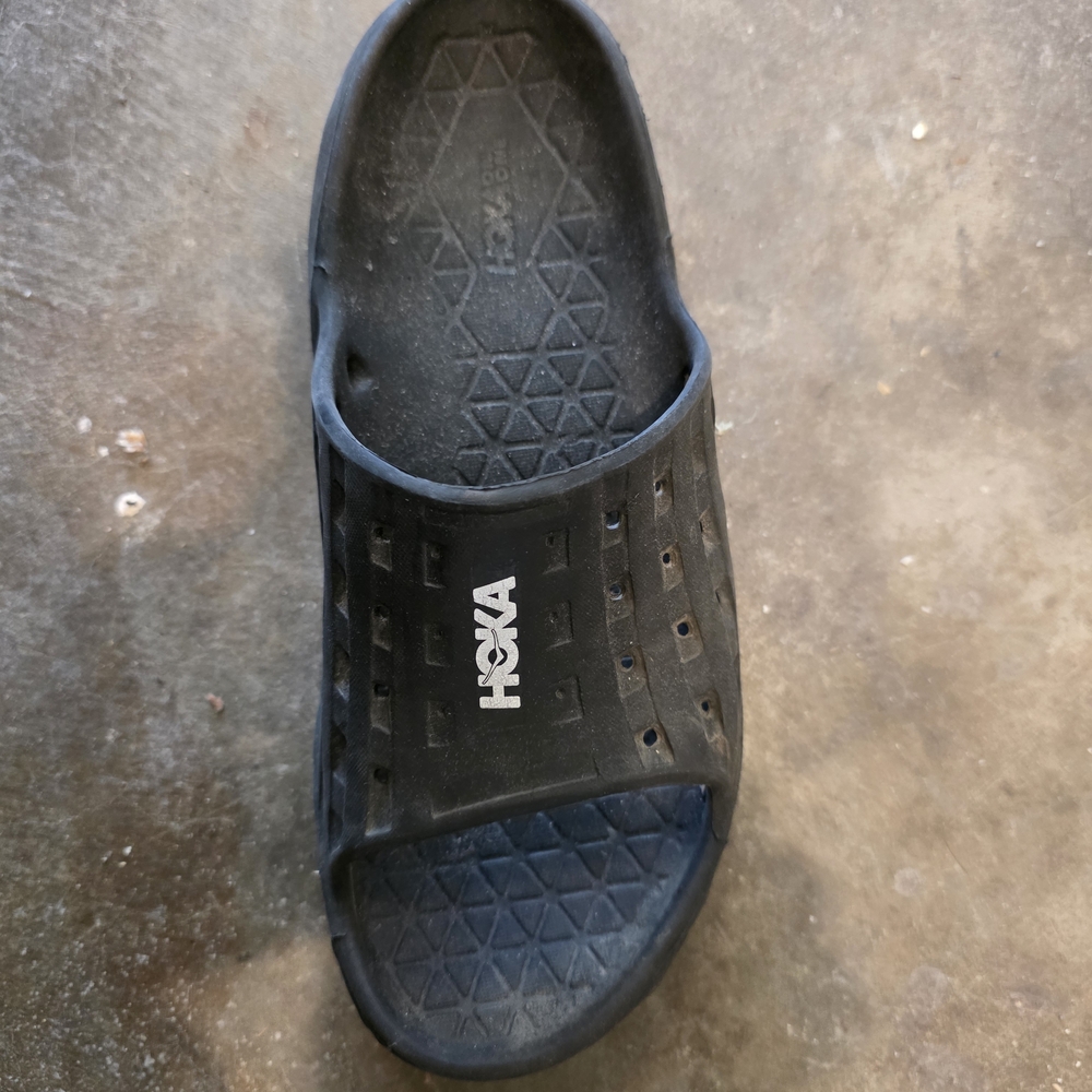 Hoka Black Slide Sandal - Left Foot Only